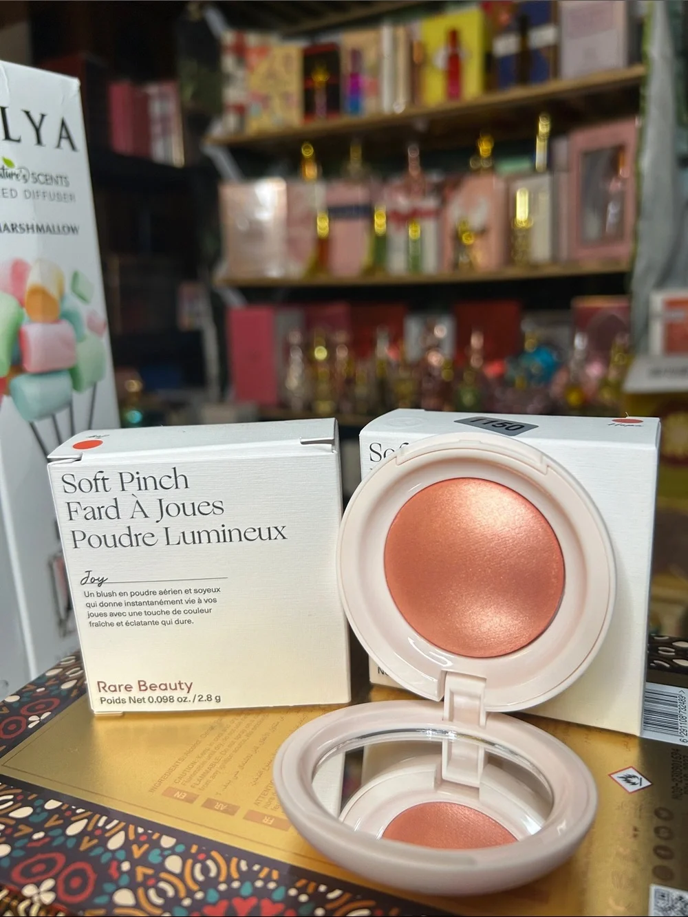 Rare Beauty Soft Pinch Luminous Powder Blush — JOY (Peach Coral)